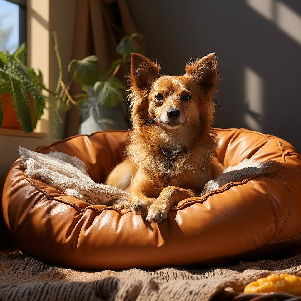 Unveiling the Benefits and Considerations of a Leather Dog Bed for Your Furry Friend