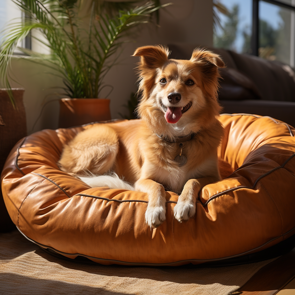 Unveiling the Benefits and Considerations of a Leather Dog Bed for Your Furry Friend